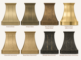 USA Designer Handcraft Brass Range Hood with Brass Straps URHB-67
