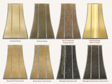 USA Artisan Brass Stove Hood Featuring Stainless Steel Straps URHB-83