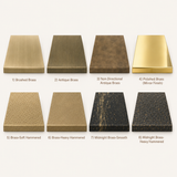 USA Luxury Custom Curved Brass Stove Hood URHB-87