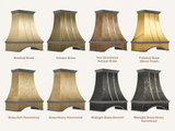 USA Artisan Brass Exhaust Hood Featuring Stainless Steel Straps URHB-97
