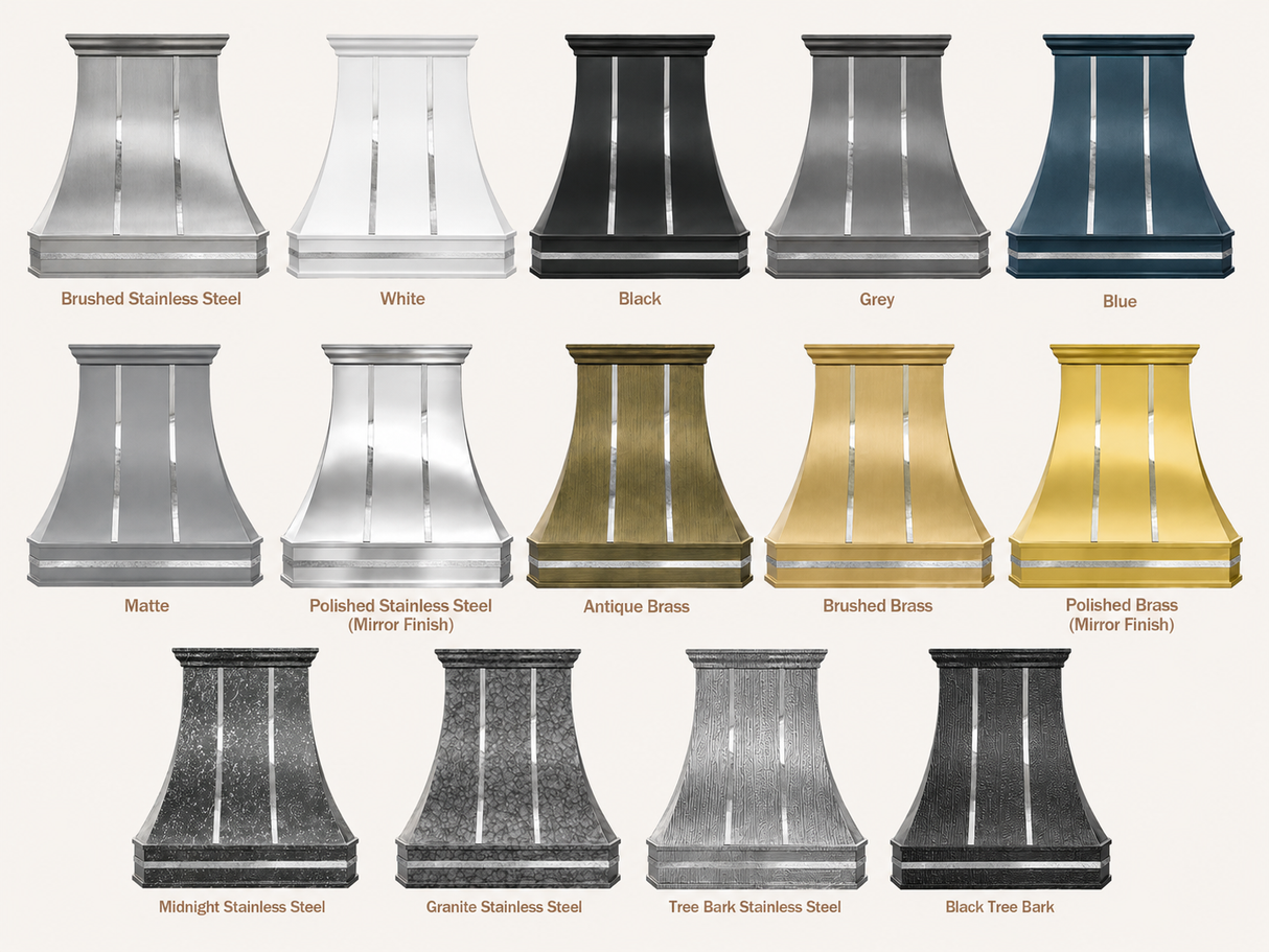 USA California Custom Stainless Steel Kitchen Hoods URHS-04