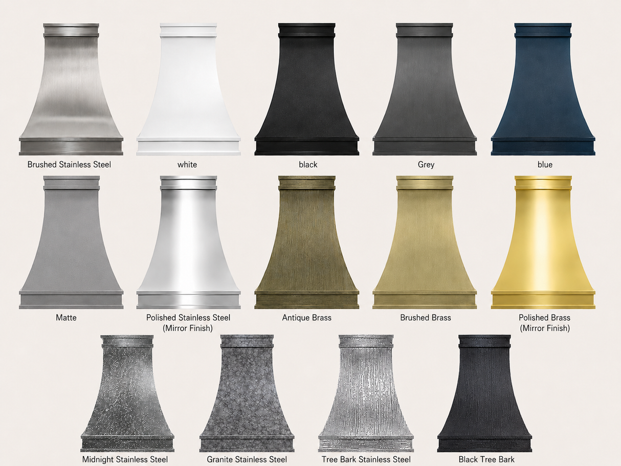 USA Modern Brushed Stainless Steel Range Hood with Dual-Direction Brushed Design URHS-107