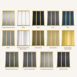 USA Luxury Stainless Steel Vent Hood Featuring Brass Straps URHS-121