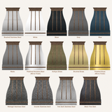 USA Modern Stainless Steel Vent Hood Featuring Classic Straps URHS-149