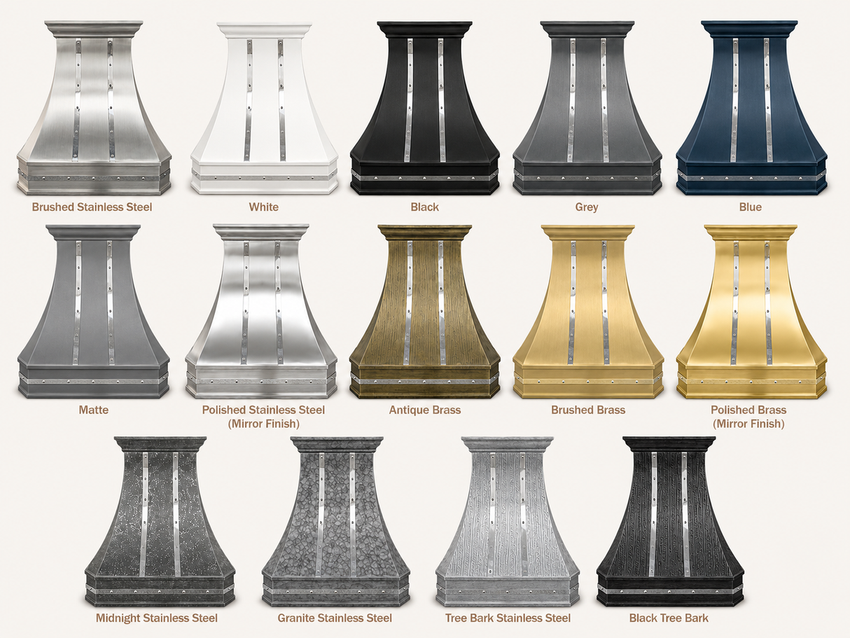 USA Metal Custom Stainless Steel Kitchen Range Hoods URHS-32