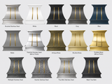 USA Luxury Stainless Steel Custom Vent Hood with Brass Decor URHS-36