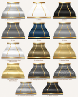 USA California Stainless Steel Custom Kitchen Hood with Elegant Bell Shape URHS-51