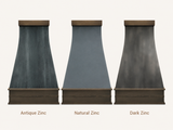USA Brooklyn Modern Dark Zinc Range Hood URHZ-09