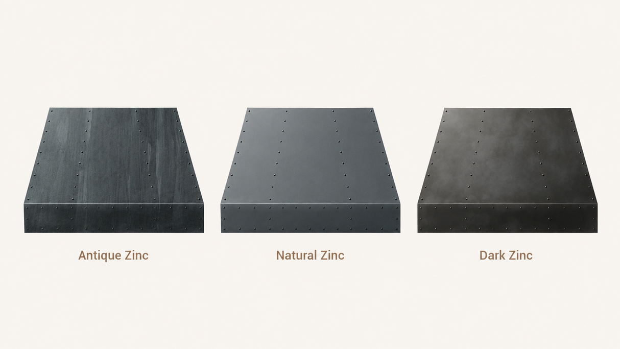 USA New York Designer Zinc Vent Hood URHZ-19