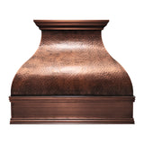 USA Antique Copper Custom Kitchen Vent Hoods URHC-22-Custom Copper Range Hood > Luxury Metal Hood > High-End Kitchen Vent Hood-USA Range Hood