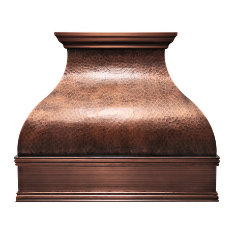 USA Antique Copper Custom Kitchen Vent Hoods URHC-22-Custom Copper Range Hood > Luxury Metal Hood > High-End Kitchen Vent Hood-USA Range Hood
