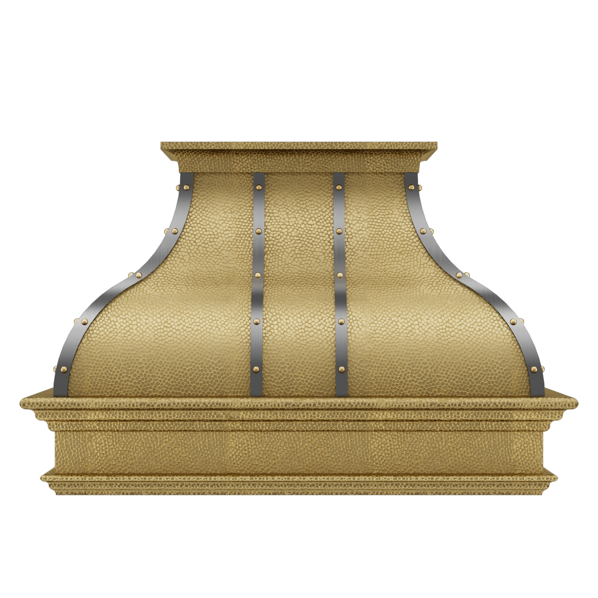 USA Artisan Custom Brass Kitchen Hood URHB-19-Custom Brass Range Hood > Luxury Metal Hood > High-End Kitchen Vent Hood-USA Range Hood