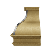 USA Artisan Custom Brass Kitchen Hood URHB-19-Custom Brass Range Hood > Luxury Metal Hood > High-End Kitchen Vent Hood-USA Range Hood