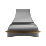 USA Artisan Custom Stainless Steel Range Hoods URHS-13-Custom Stainless Steel Range Hood > Luxury Kitchen Hood > High-End Metal Vent Hood-USA Range Hood