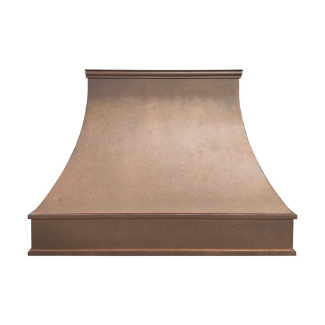 USA Austin Classic Weathered Copper Range Hood URHC-50-Custom Copper Range Hood > Luxury Metal Hood > High-End Kitchen Vent Hood-USA Range Hood