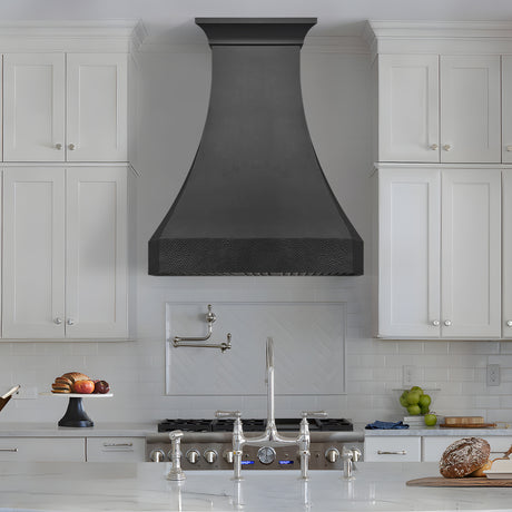 USA Bronze Custom Copper Stove Hood with Heavy Apron URHC-45-Custom Copper Range Hood > Luxury Metal Hood > High-End Kitchen Vent Hood-USA Range Hood