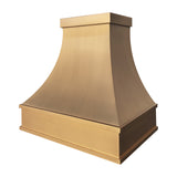 USA California Custom Brass Vent Hoods URHB-44-Custom Brass Range Hood > Luxury Metal Hood > High-End Kitchen Vent Hood-USA Range Hood
