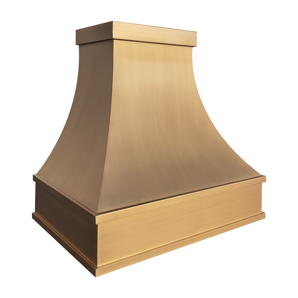 USA California Custom Brass Vent Hoods URHB-44-Custom Brass Range Hood > Luxury Metal Hood > High-End Kitchen Vent Hood-USA Range Hood