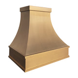 USA California Custom Brass Vent Hoods URHB-44-Custom Brass Range Hood > Luxury Metal Hood > High-End Kitchen Vent Hood-USA Range Hood