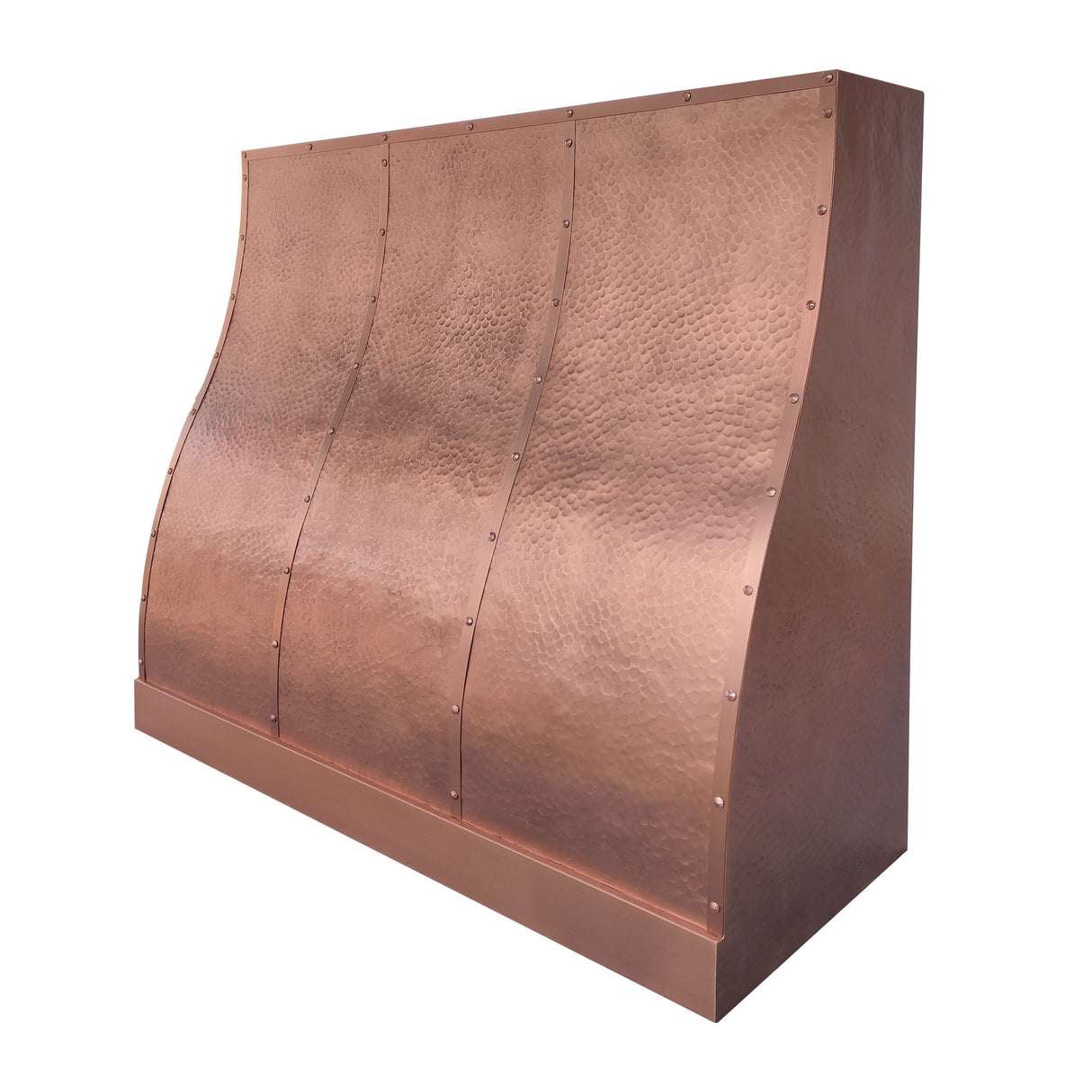 USA California Custom Natural Copper Kitchen Range Hoods URHC-03-Custom Copper Range Hood > Luxury Metal Hood > High-End Kitchen Vent Hood-USA Range Hood