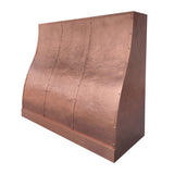 USA California Custom Natural Copper Kitchen Range Hoods URHC-03-Custom Copper Range Hood > Luxury Metal Hood > High-End Kitchen Vent Hood-USA Range Hood