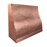 USA California Custom Natural Copper Kitchen Range Hoods URHC-03-Custom Copper Range Hood > Luxury Metal Hood > High-End Kitchen Vent Hood-USA Range Hood
