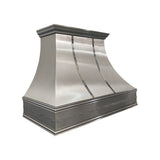 USA California Custom Stainless Steel Range Hood with Decorative Straps URHS-97-Custom Stainless Steel Range Hood > Luxury Kitchen Hood > High-End Metal Vent Hood-USA Range Hood