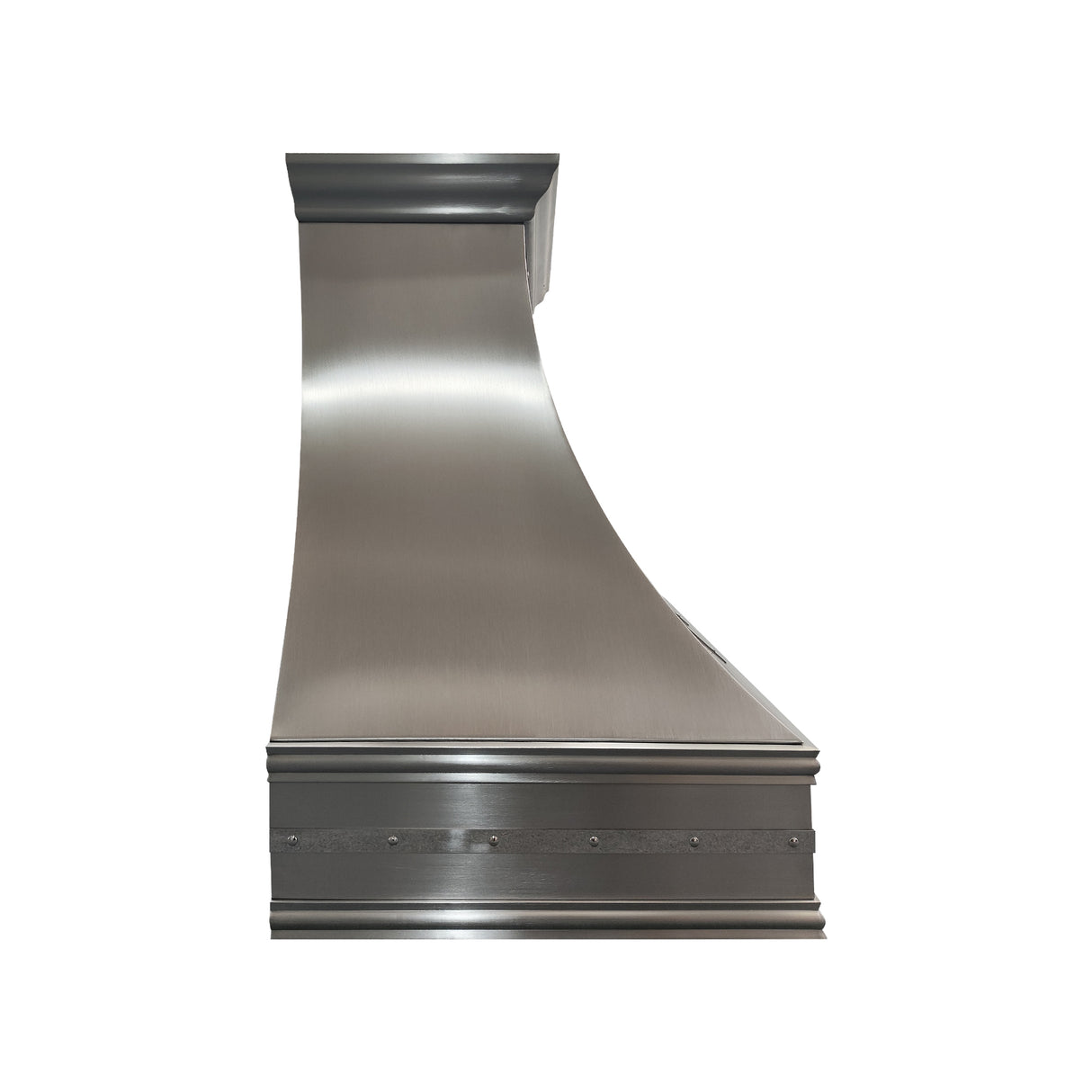 USA California Custom Stainless Steel Range Hood with Decorative Straps URHS-97-Custom Stainless Steel Range Hood > Luxury Kitchen Hood > High-End Metal Vent Hood-USA Range Hood