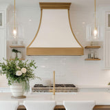 USA California Custom White Stainless Steel Range Hoods URHS-50-Custom Stainless Steel Range Hood > Luxury Kitchen Hood > High-End Metal Vent Hood-USA Range Hood