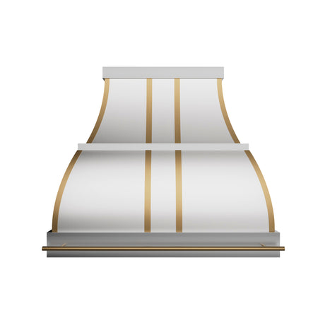 USA California White Stainless Steel Custom Range Hoods URHS-24-Custom Stainless Steel Range Hood > Luxury Kitchen Hood > High-End Metal Vent Hood-USA Range Hood