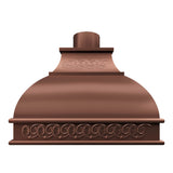 USA Copper Custom Range Hood with Rustic Design URHC-09-Custom Copper Range Hood > Luxury Metal Hood > High-End Kitchen Vent Hood-USA Range Hood