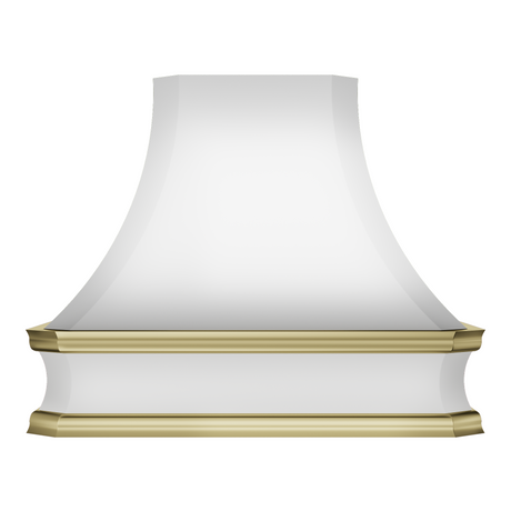 USA Curved Stainless Steel Range Hood with Modern Elegance URHS-91-Custom Stainless Steel Range Hood > Luxury Kitchen Hood > High-End Metal Vent Hood-USA Range Hood