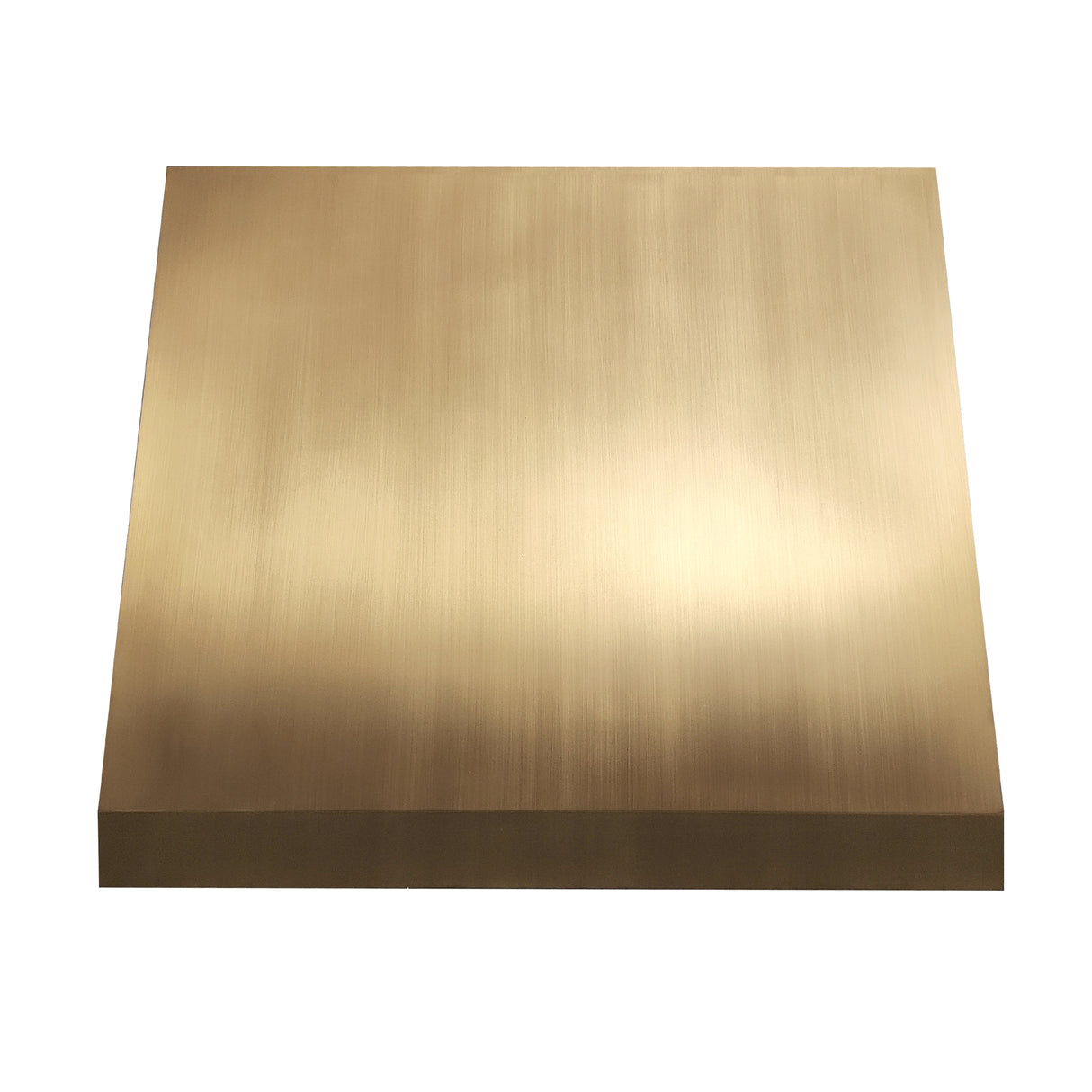 USA Custom Brass Exhaust Hood with Modern Curved Shape URHB-38-Custom Brass Range Hood > Luxury Metal Hood > High-End Kitchen Vent Hood-USA Range Hood