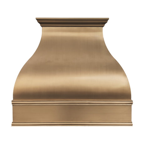 USA Custom Classic Brass Range Hoods with Bell Shape URHB-40-Custom Brass Range Hood > Luxury Metal Hood > High-End Kitchen Vent Hood-USA Range Hood