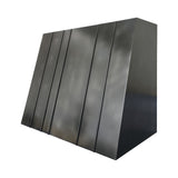 USA Minimal Zinc Wall Mount Custom Stove Hood URHZ-08-Custom Zinc Range Hood > Luxury Metal Hood > High-End Kitchen Vent Hood-USA Range Hood