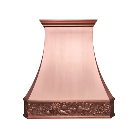 USA Los Angeles Classic Copper Range Hood URHC-54-Custom Copper Range Hood > Luxury Metal Hood > High-End Kitchen Vent Hood-USA Range Hood