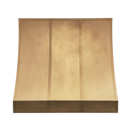 USA Los Angeles Modern Brass Exhaust Hood URHB-49-Custom Brass Range Hood > Luxury Metal Hood > High-End Kitchen Vent Hood-USA Range Hood