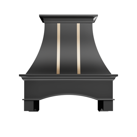 USA Luxury Black Stainless Steel Custom Range Hood URHS-17-Custom Stainless Steel Range Hood > Luxury Kitchen Hood > High-End Metal Vent Hood-USA Range Hood