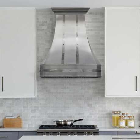 USA Metal Custom Stainless Steel Kitchen Range Hoods URHS-32-Custom Stainless Steel Range Hood > Luxury Kitchen Hood > High-End Metal Vent Hood-USA Range Hood