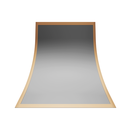 USA Modern Kitchen Hoods Stainless Steel with Brass Trims URHS-12-Custom Stainless Steel Range Hood > Luxury Kitchen Hood > High-End Metal Vent Hood-USA Range Hood