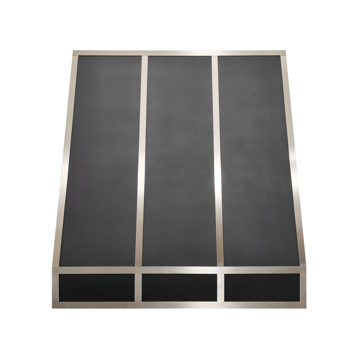 USA Modern Sloped Stainless Steel Range Hood with Straps URHS-65-Custom Stainless Steel Range Hood > Luxury Kitchen Hood > High-End Metal Vent Hood-USA Range Hood