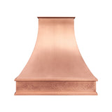USA Texas Tuscan Natural Copper Kitchen Hoods URHC-51-Custom Copper Range Hood > Luxury Metal Hood > High-End Kitchen Vent Hood-USA Range Hood