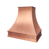 USA Texas Tuscan Natural Copper Kitchen Hoods URHC-51-Custom Copper Range Hood > Luxury Metal Hood > High-End Kitchen Vent Hood-USA Range Hood