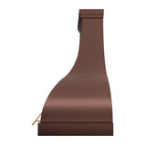 USA Custom Bell Vent Hood with Brass Pot Rail URHC-16