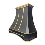 USA Artisan Black Stainless Steel Vent Hood URHS-171