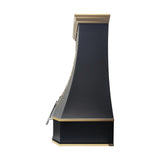 USA Artisan Black Stainless Steel Vent Hood URHS-171