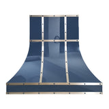 USA Artisan Blue Stainless Steel Vent Hood URHS-155