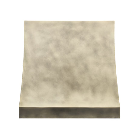 USA Artisan Brass Stove Hood Featuring Non direction Texture URHB-71