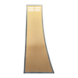 USA Artisan Brass Stove Hood Featuring Stainless Steel Straps URHB-83