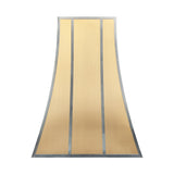 USA Artisan Brass Stove Hood Featuring Stainless Steel Straps URHB-83